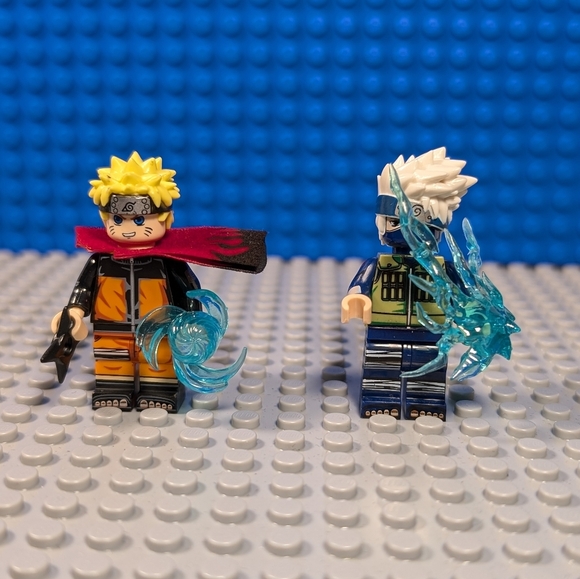 2 Minifigures- Naruto Anime Building Block Toy Action Figures Manga Collectible - Picture 5 of 5